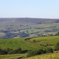 View over the valley