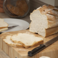 Enjoy fresh bread from the farm shop nearby